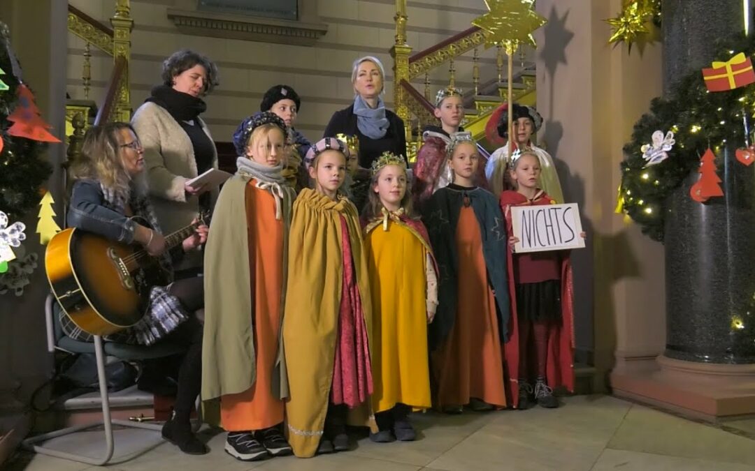 Sternsinger in der Schweriner Staatskanzlei