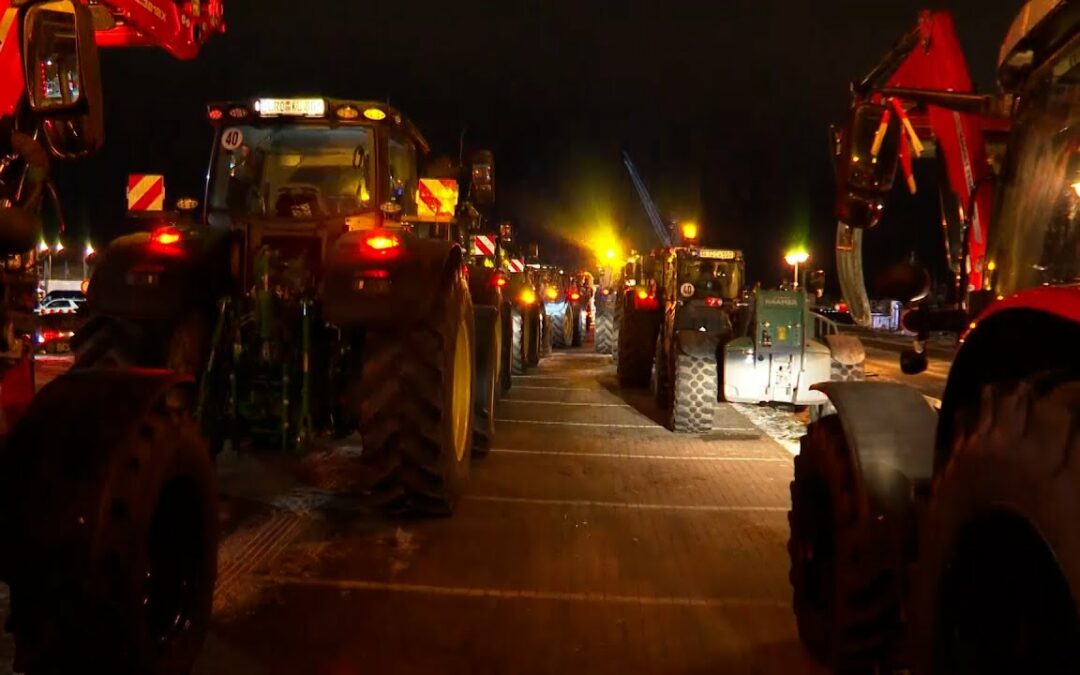 Wut-Woche der Bauern – Treckerdemos blockieren Straßen im ganzen Land