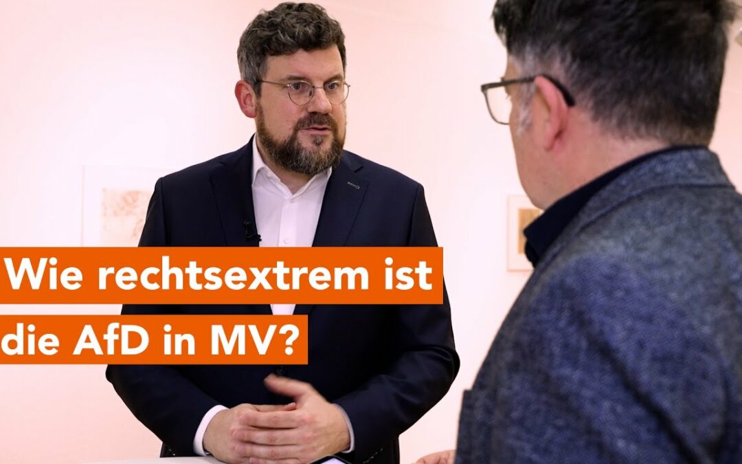 Wie rechtsextrem ist die AfD in MV? Nachgefragt bei SPD-Mann Julian Barlen