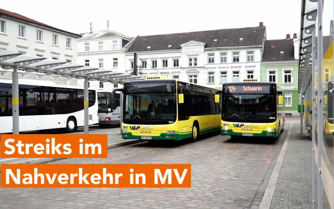 Zwei Tage Streik im Öffentlichen Nahverkehr in Rostock, Schwerin und Greifswald