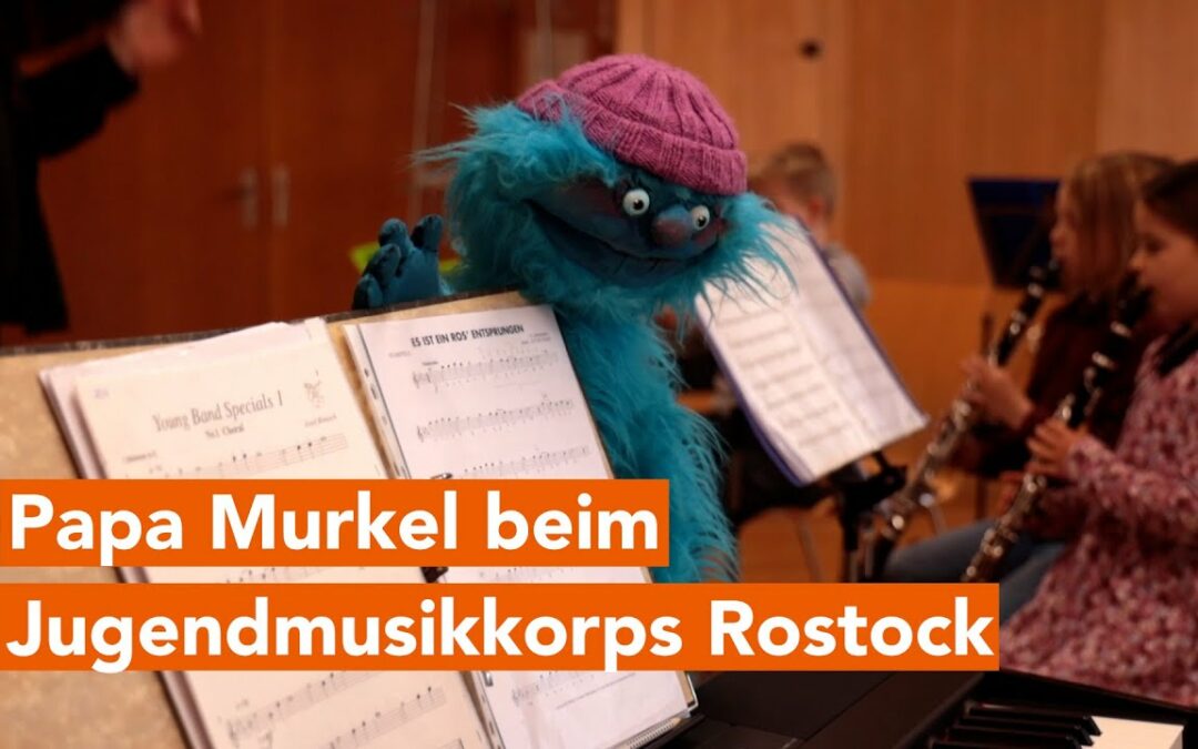 Papa Murkel beim Jugendmusikkorps Rostock