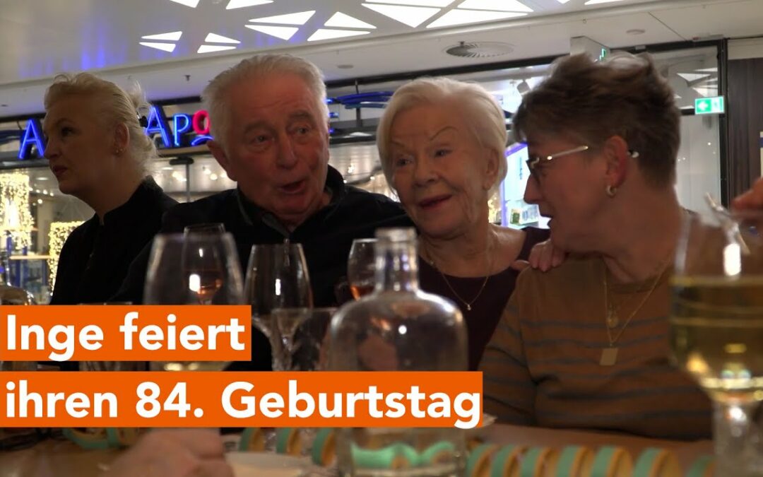 Inge wird 84. Wir gratulieren.