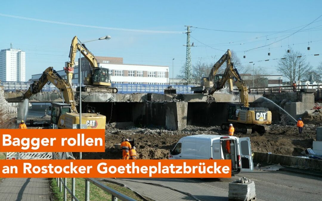 Abriss und Neubau des Südteils der Goetheplatzbrücke