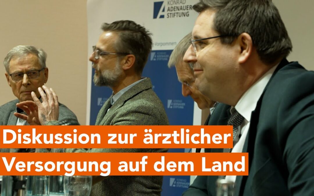 Zu wenig Ärzte im Flächenland? KAS lädt zur Diskussion