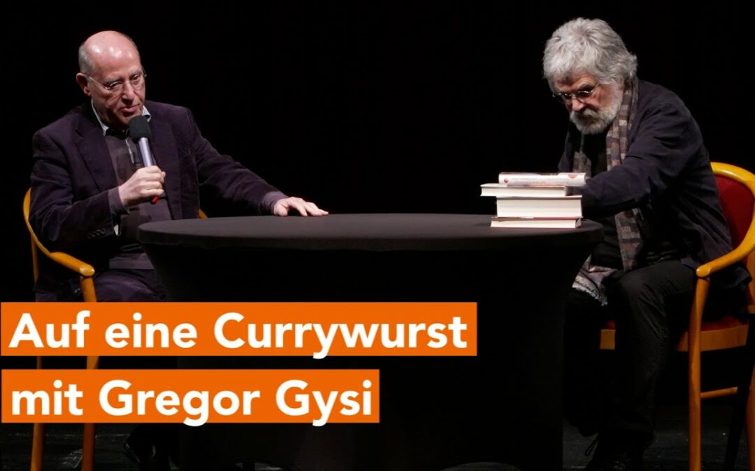 Gregor Gysi rezitiert im Rostocker Volkstheater