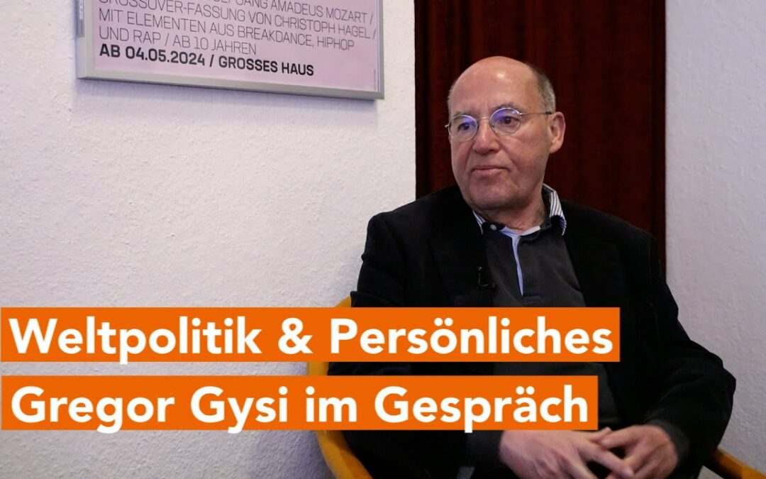 Nachgefragt: Bundestagsabgeordneter Gregor Gysi über das Volkstheater, Politik und sich selbst