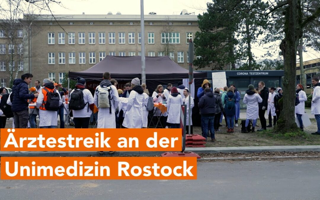 Warnstreik an der Rostocker Universitätsklinik