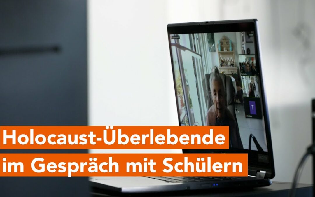 Holocaust Überlebende in zoom-Meeting mit Schulklasse Rövershagen