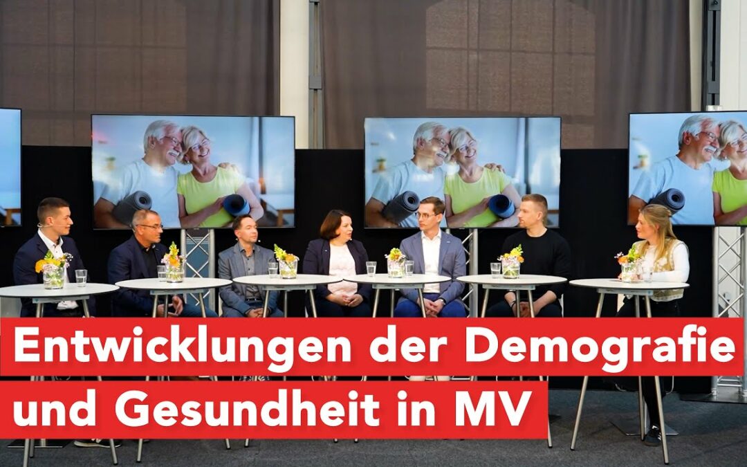 Demografie und Gesundheit in MV. Was rollt da auf uns zu? Talk in der Markthalle Wismar