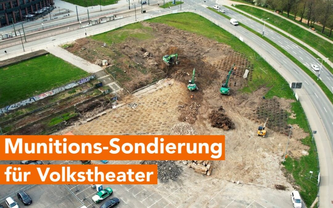 Munitions-Sondierung macht Weg frei für Rostocker Volkstheater