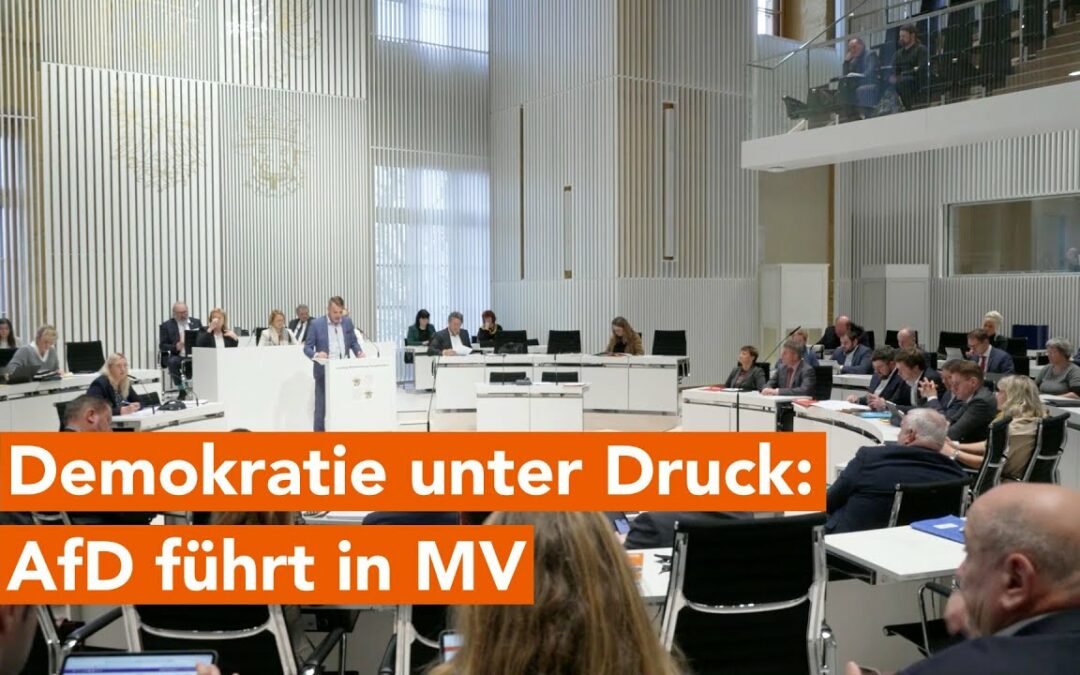 Demokratie unter Druck  – AfD führt in Mecklenburg-Vorpommern