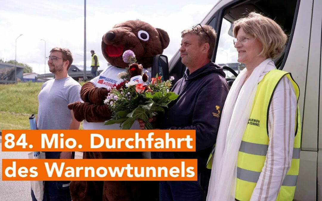 84. Mio. Durchfahrt der Rostocker Warnowquerung bringt guten Start in die Woche