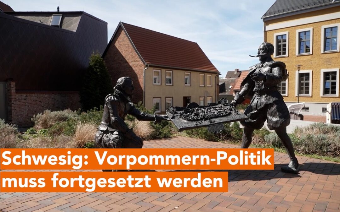 Bilanz zur Vorpommern-Politik: Treffen mit dem Vorpommern-Rat in Barth