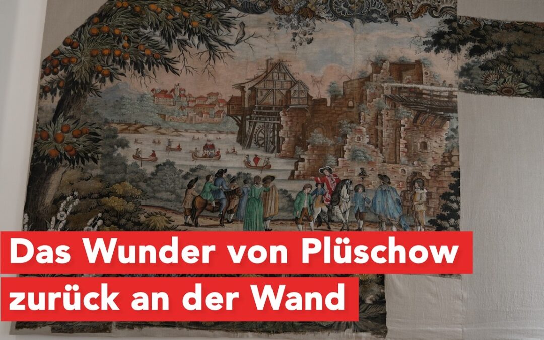 Vom Garagenfund zum Museumsstück: Der historische Wandteppich von Schloss Plüschow